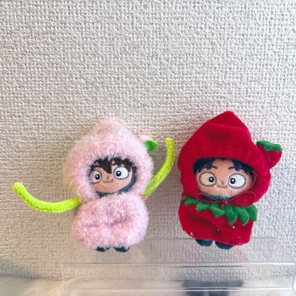 ほわぬいなりすまし(8㎝フルーツおようふく)