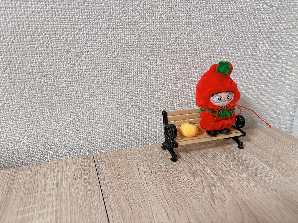 ほわぬいなりすまし(8㎝フルーツおようふく)