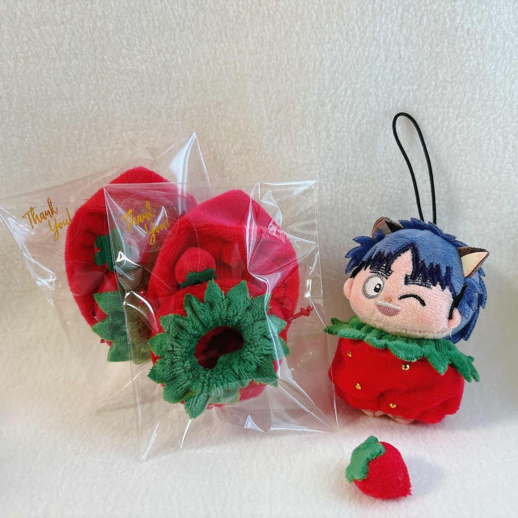 ほわぬいなりすまし(8㎝フルーツおようふく)