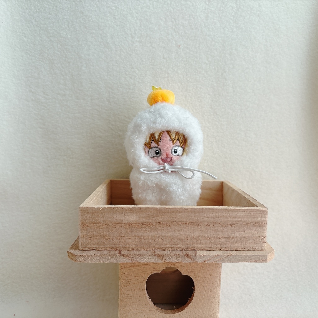 なりすまし（ほわぬい）　鏡餅