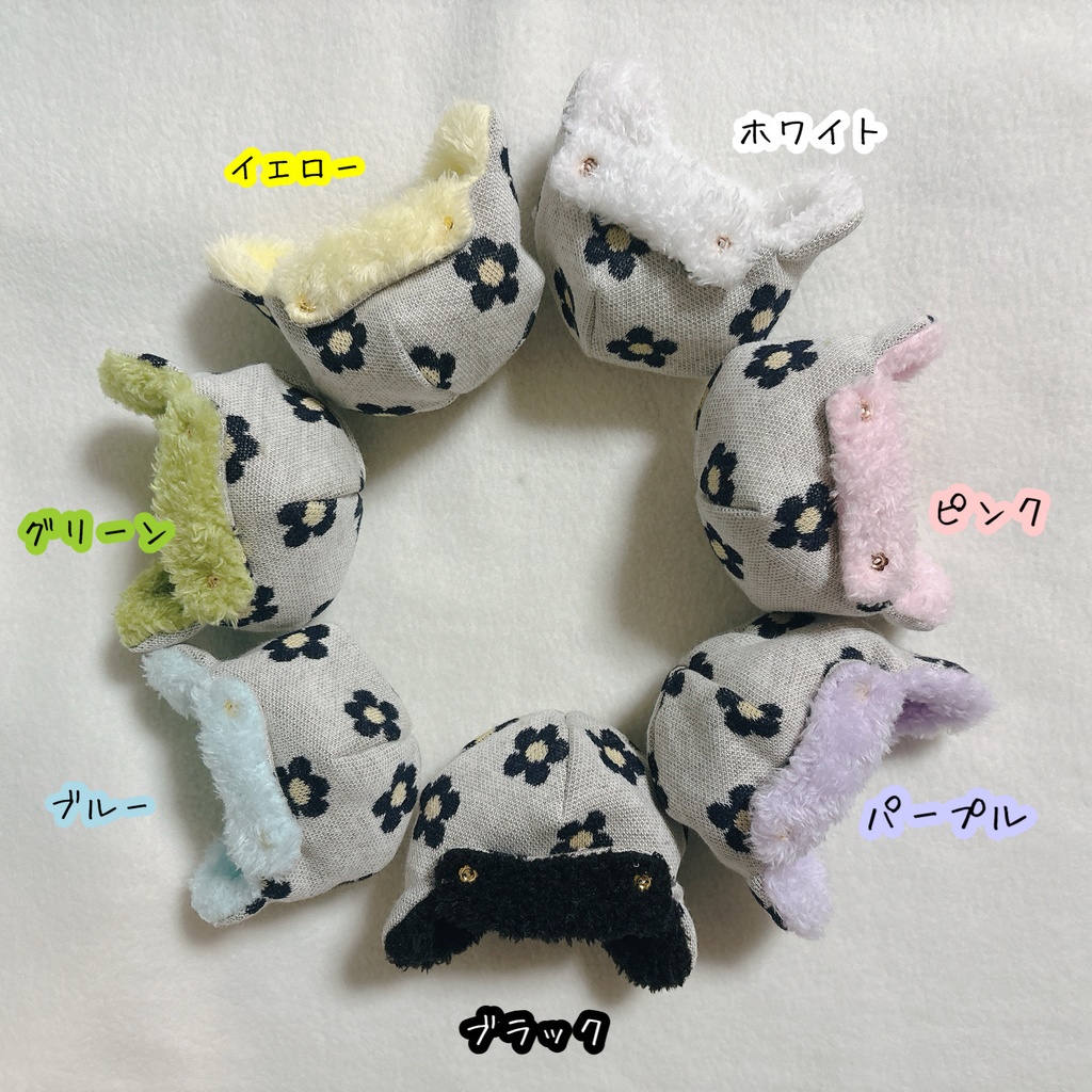 明るいお花🌸帽子