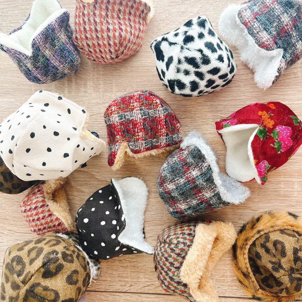 冬の登山帽子(ニット風