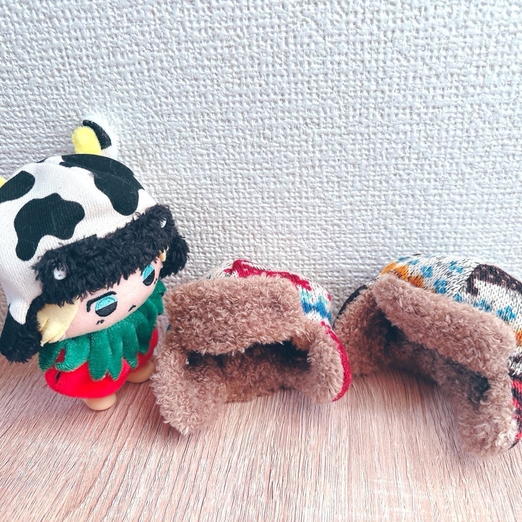 冬の登山帽子(ニット風