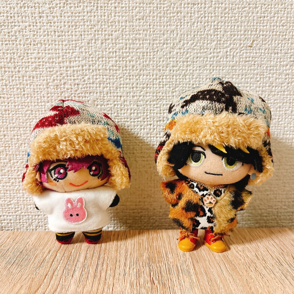 冬の登山帽子(ニット風