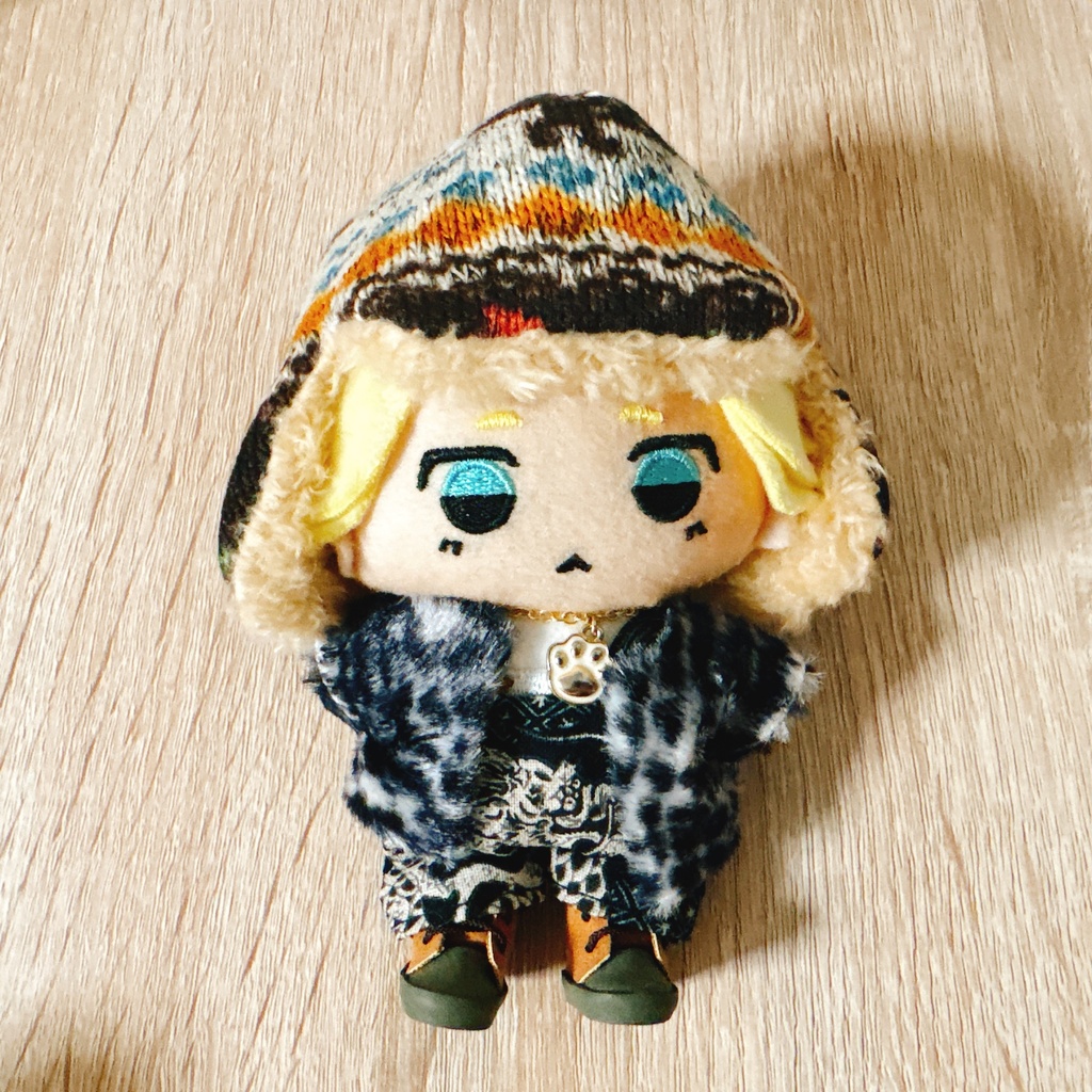 冬の登山帽子(ニット風