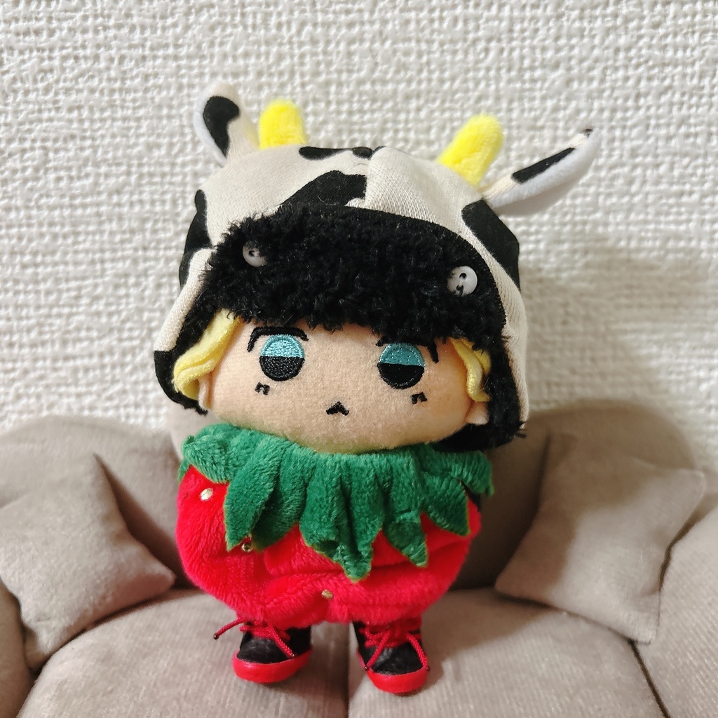 元気な牛お帽子