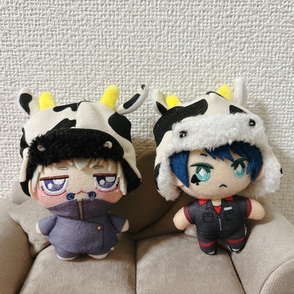 元気な牛お帽子