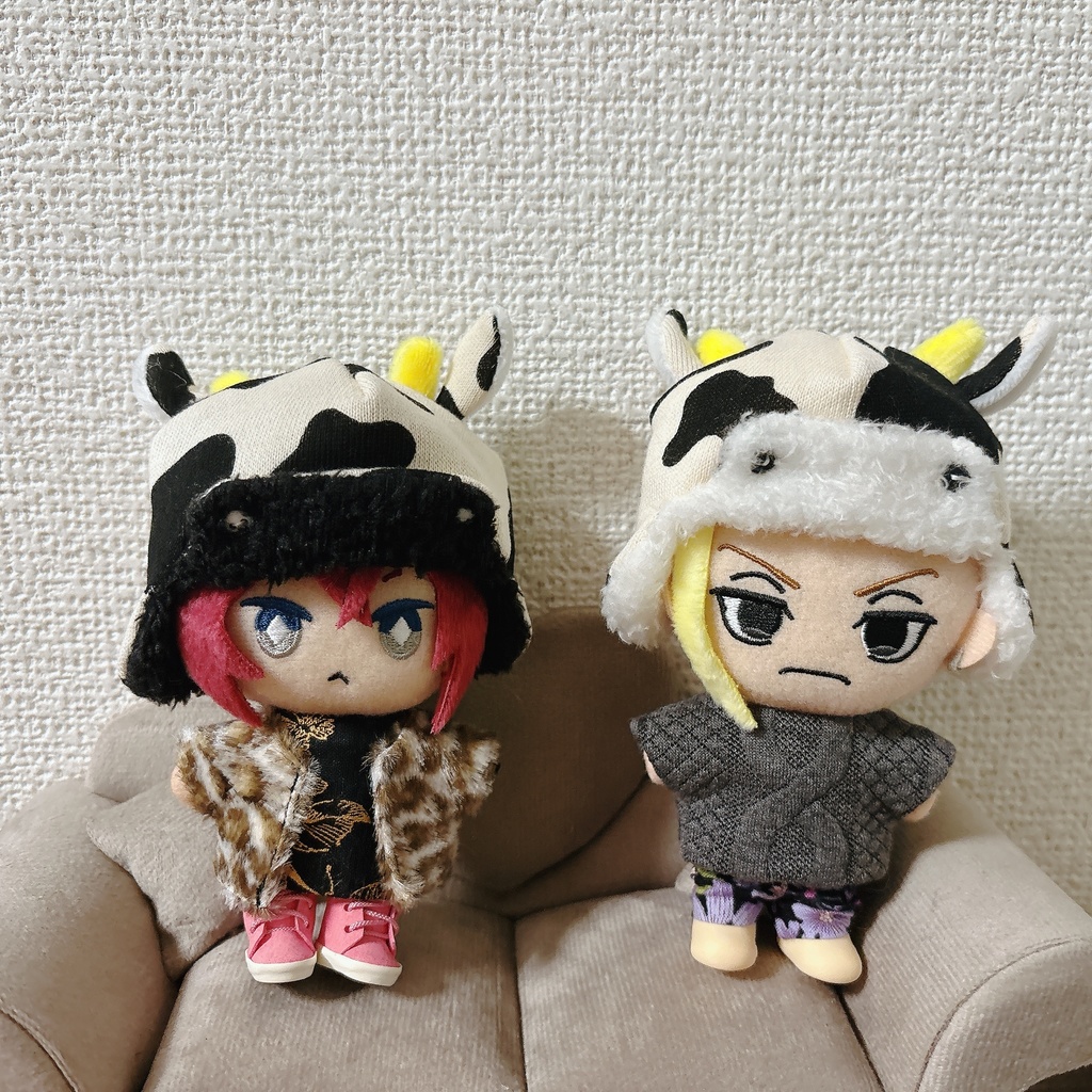 元気な牛お帽子