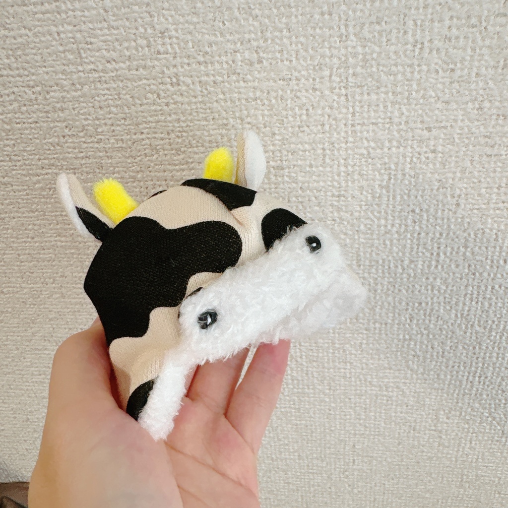 元気な牛お帽子