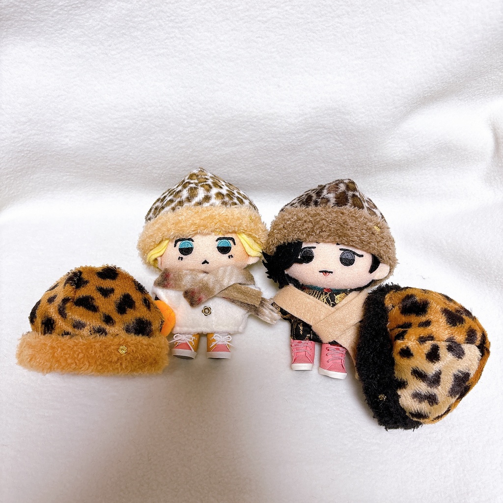 あたたかい帽子(アニマル柄)