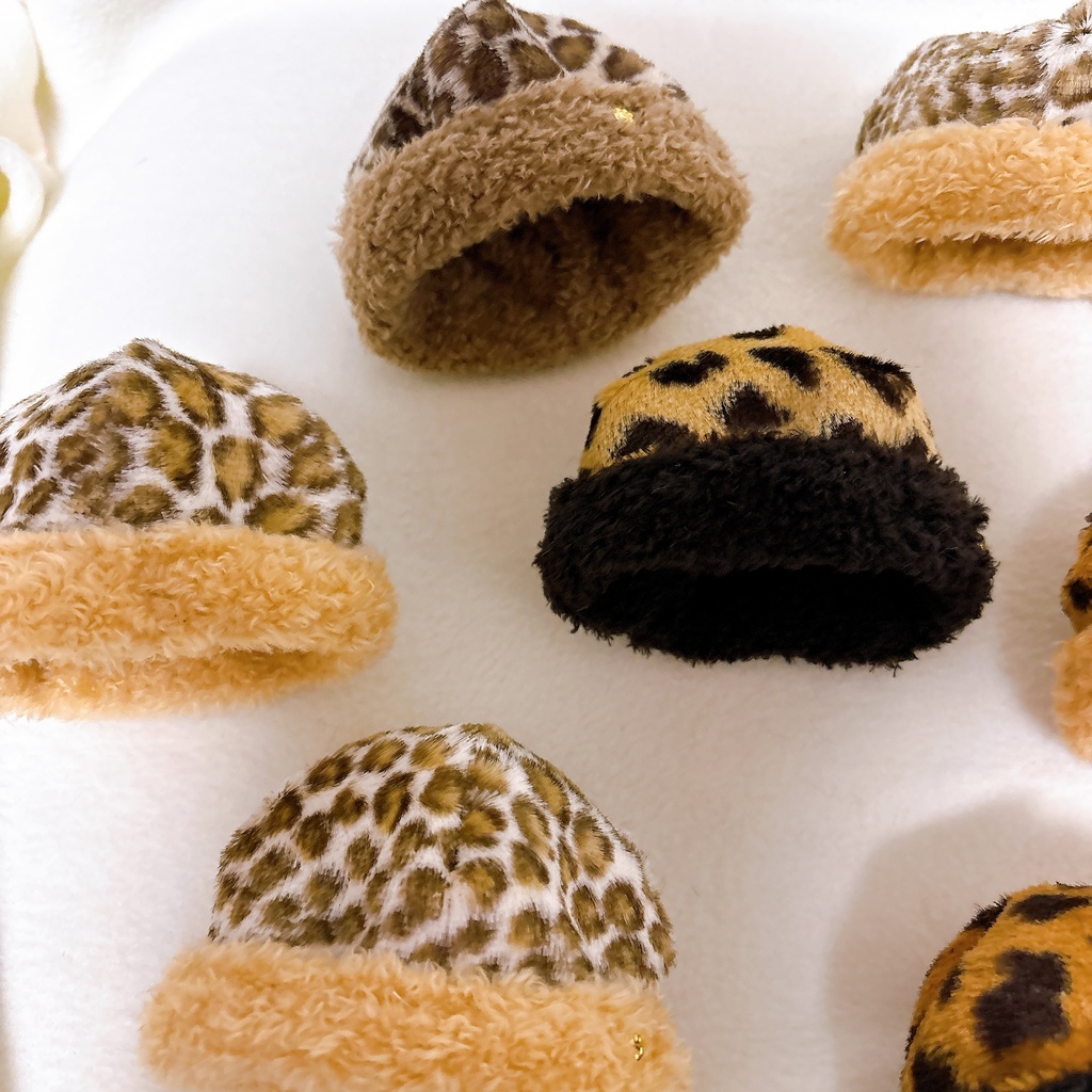 あたたかい帽子(アニマル柄)