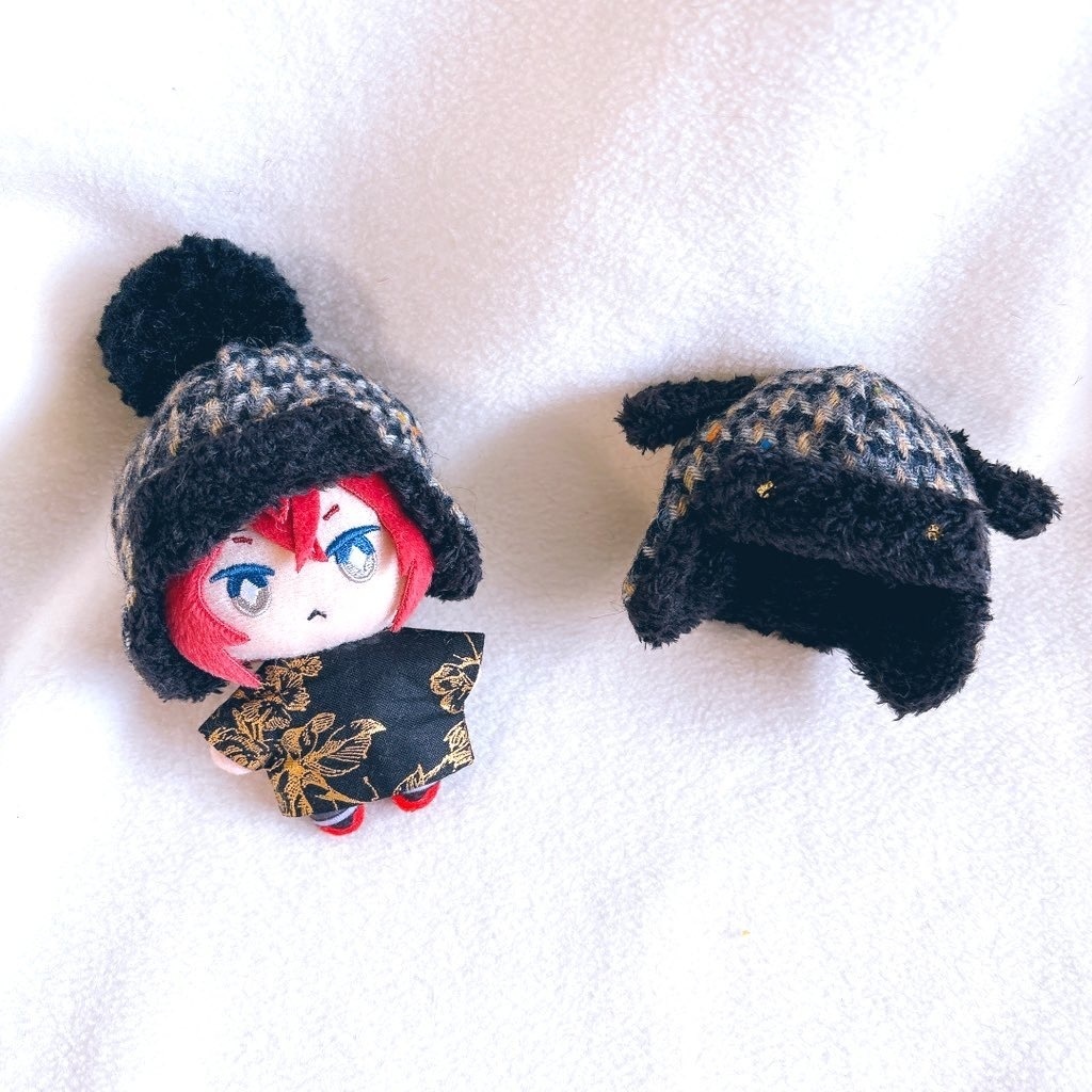 ブラック(ぽんぽん、いぬ耳)