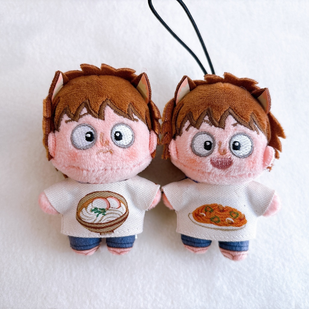 ごはんTシャツ(🥷🥚サイズほわぬい)生成り色