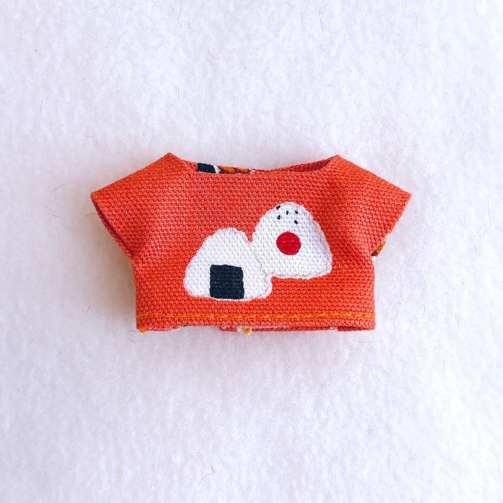 柿色のごはんTシャツ(ほわぬい服)