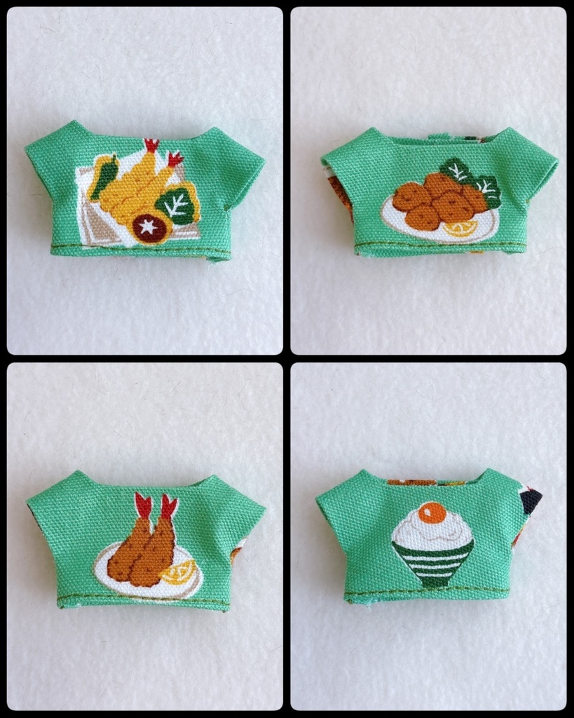 草色のごはんTシャツ(ほわぬい用)