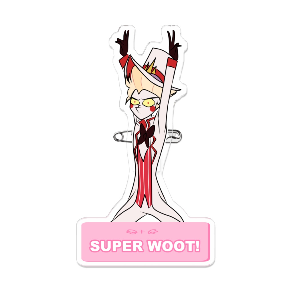 Lucifer SuperWOOT Acrylic Badge