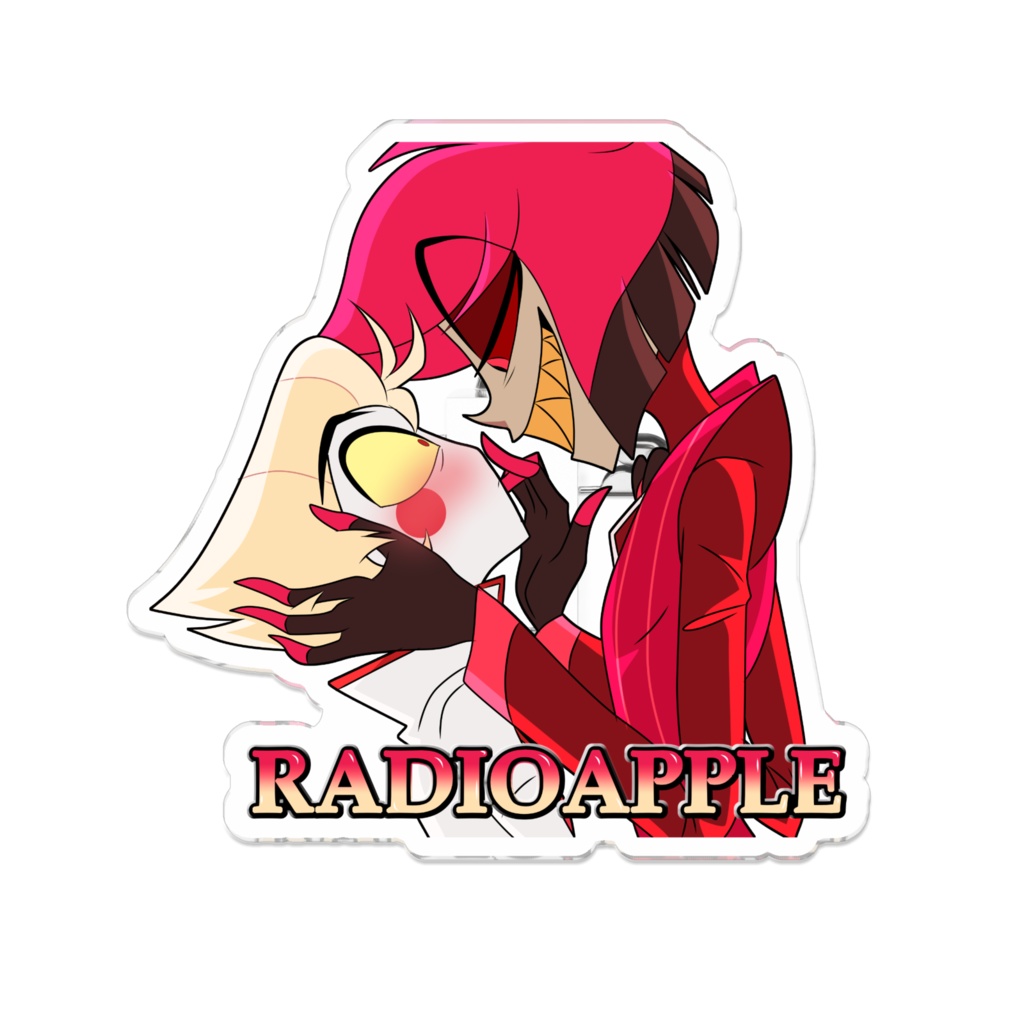 RadioApple Acrylic Pin