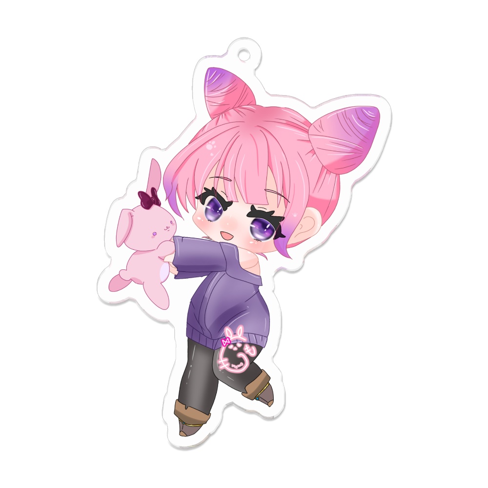 猫耳ヘアアクキー(7cm)