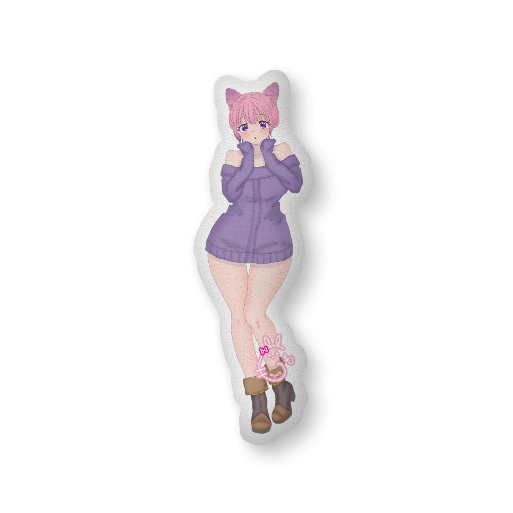 猫耳ヘアクッション(大/86cm)