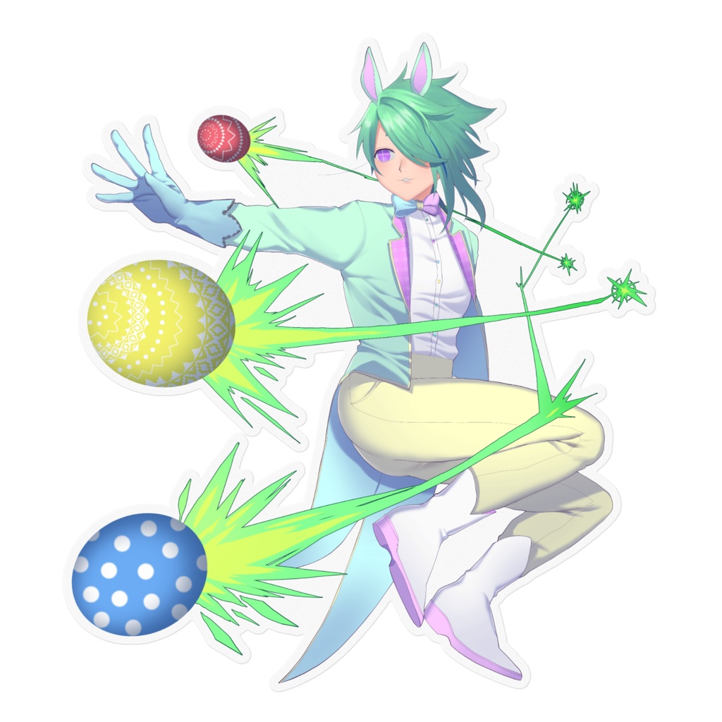 ビーンシュトック(イースター) ステッカー