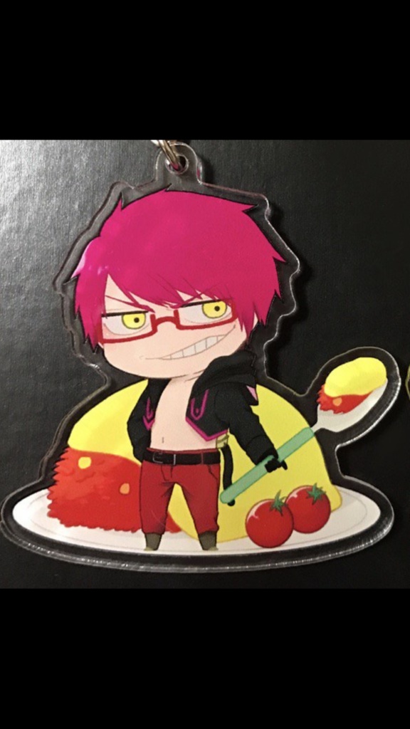 エンデオムライスアクリルキーホルダー