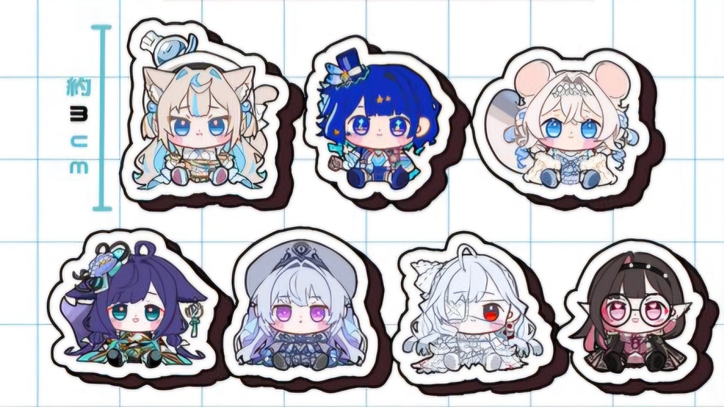 ちびぬい風自立アクスタ