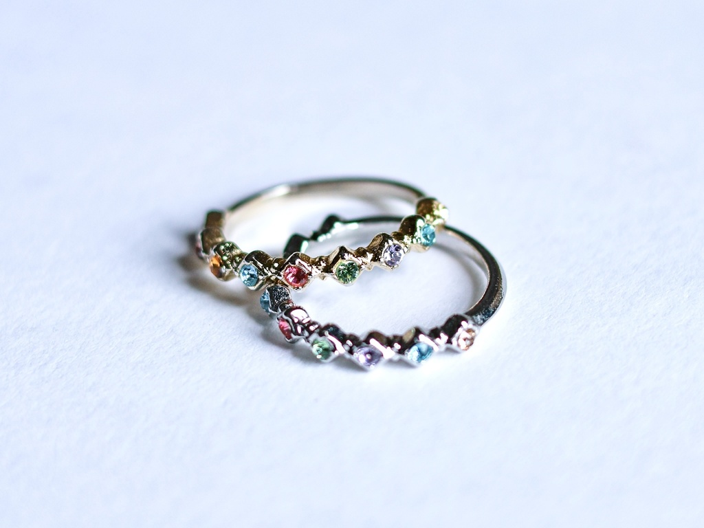 彩雲のお守りリング