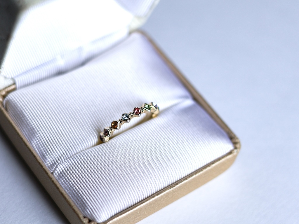 彩雲のお守りリング