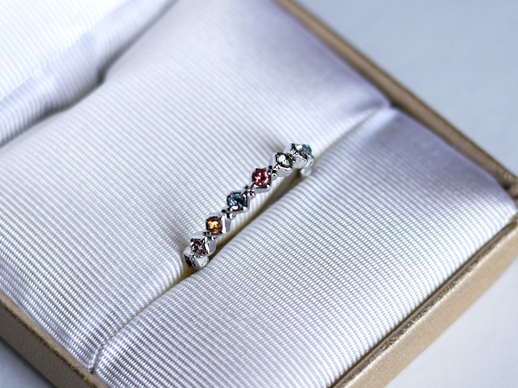 彩雲のお守りリング