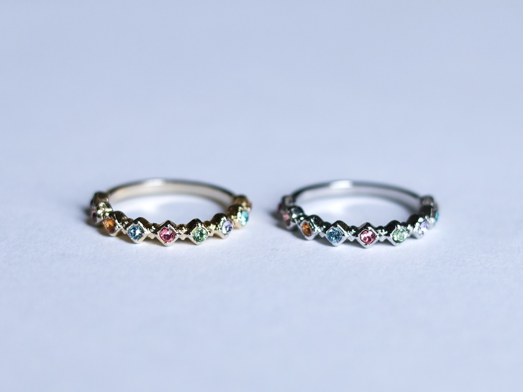 彩雲のお守りリング