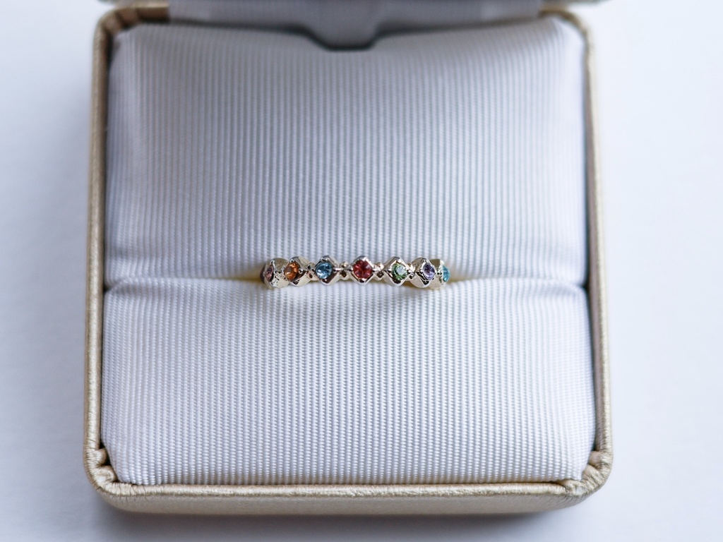 彩雲のお守りリング