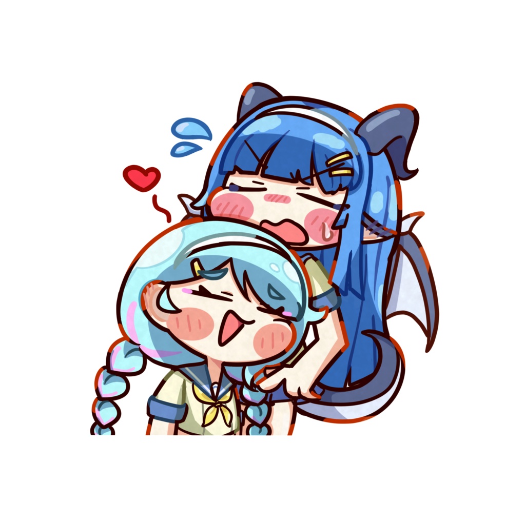ナイア&シルフィールステッカー