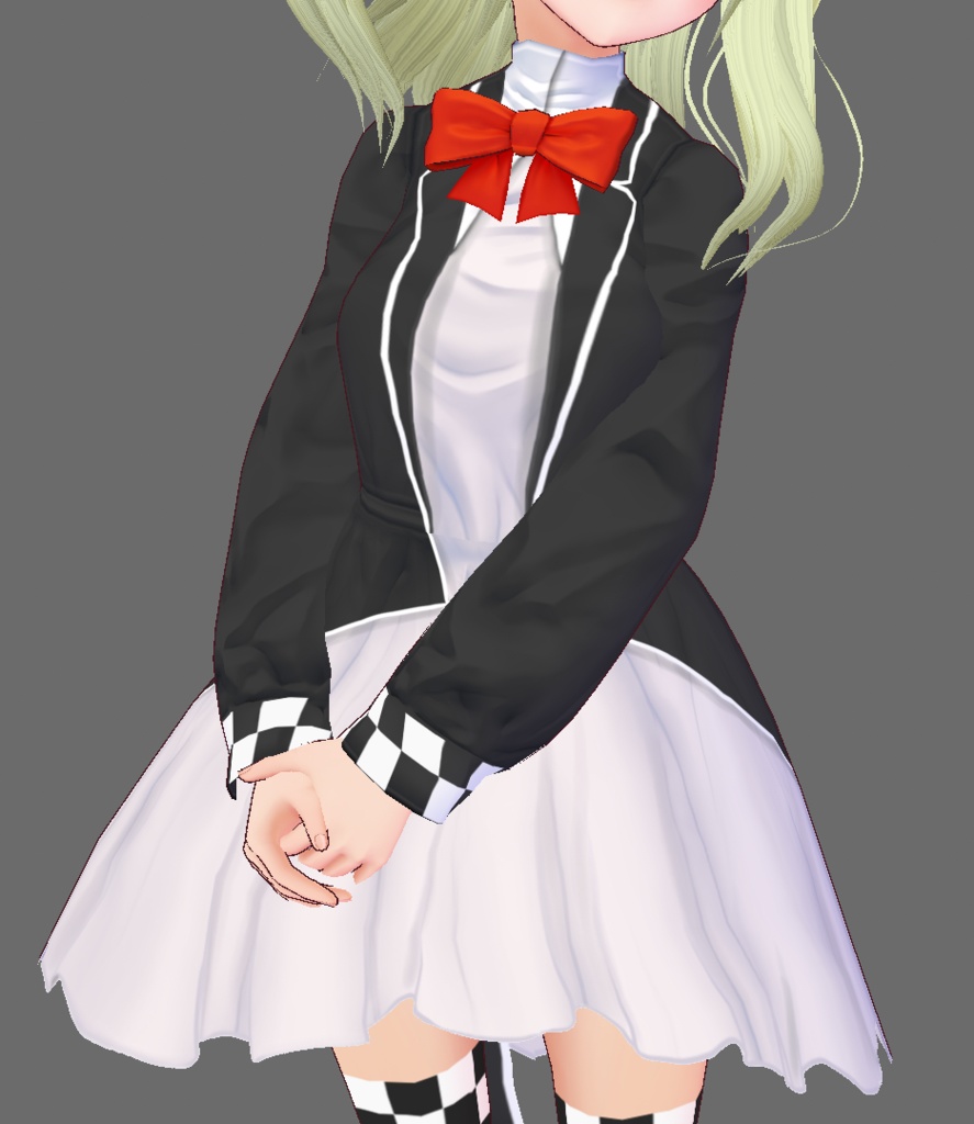 【VRoid】マジシャン風衣装セット