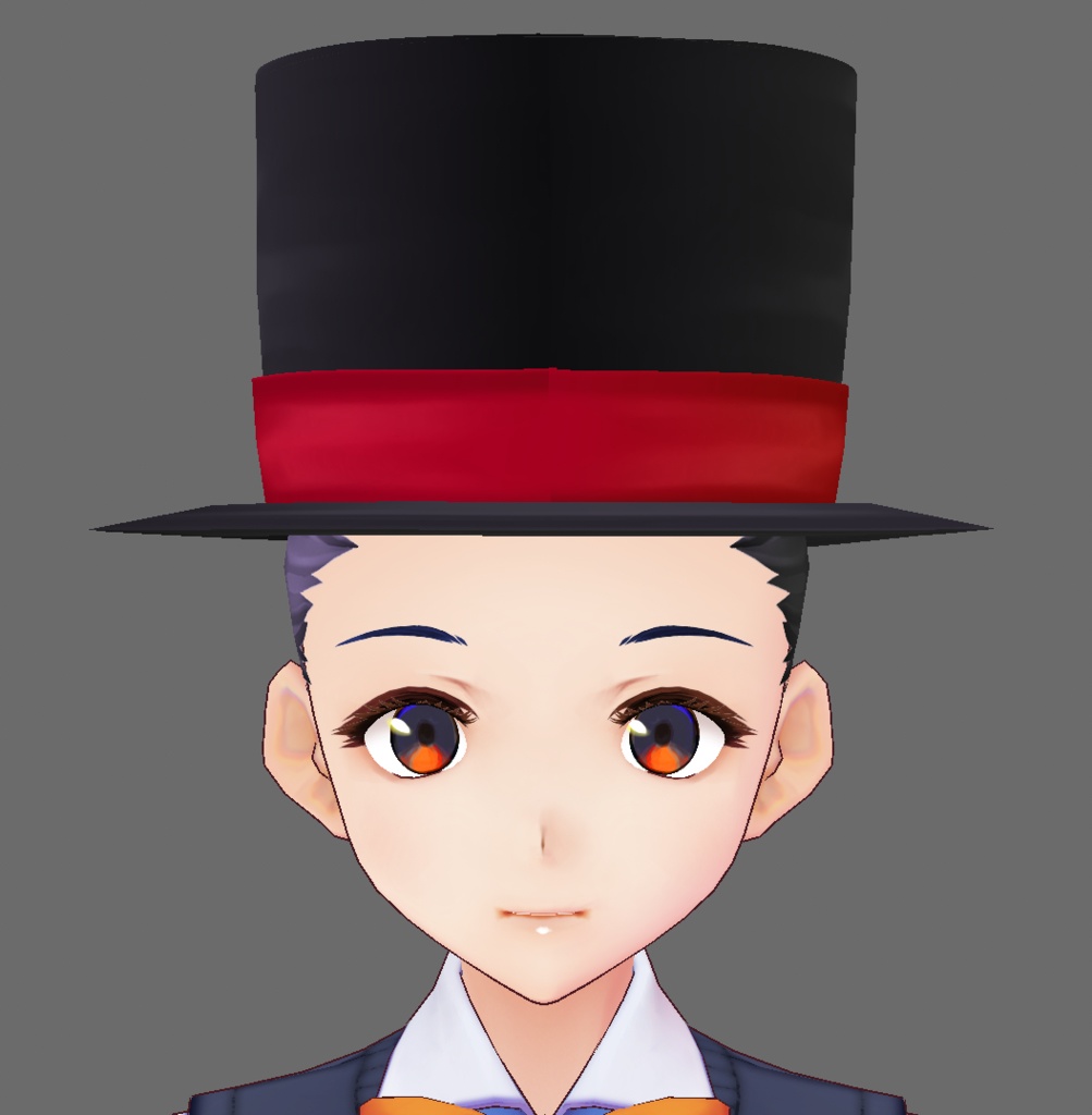 【VRoid】シルクハットヘア