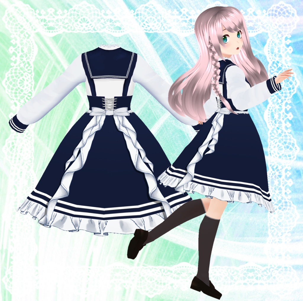 【VRoid】ゴシックセーラー