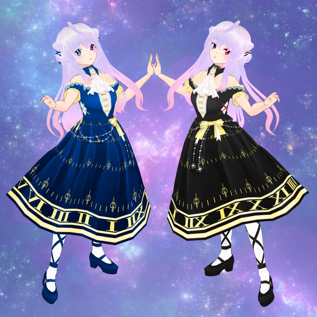 【VRoid】クロックワンピース