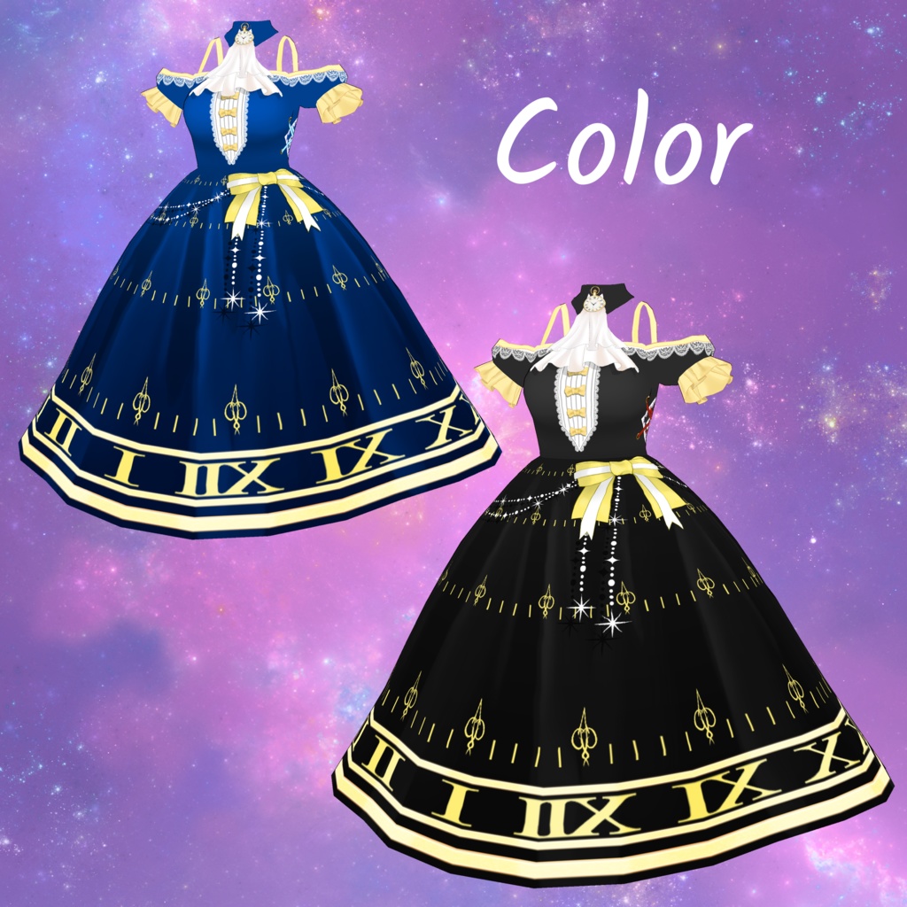 【VRoid】クロックワンピース