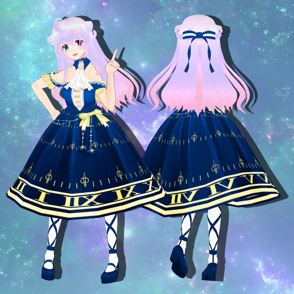 【VRoid】クロックワンピース