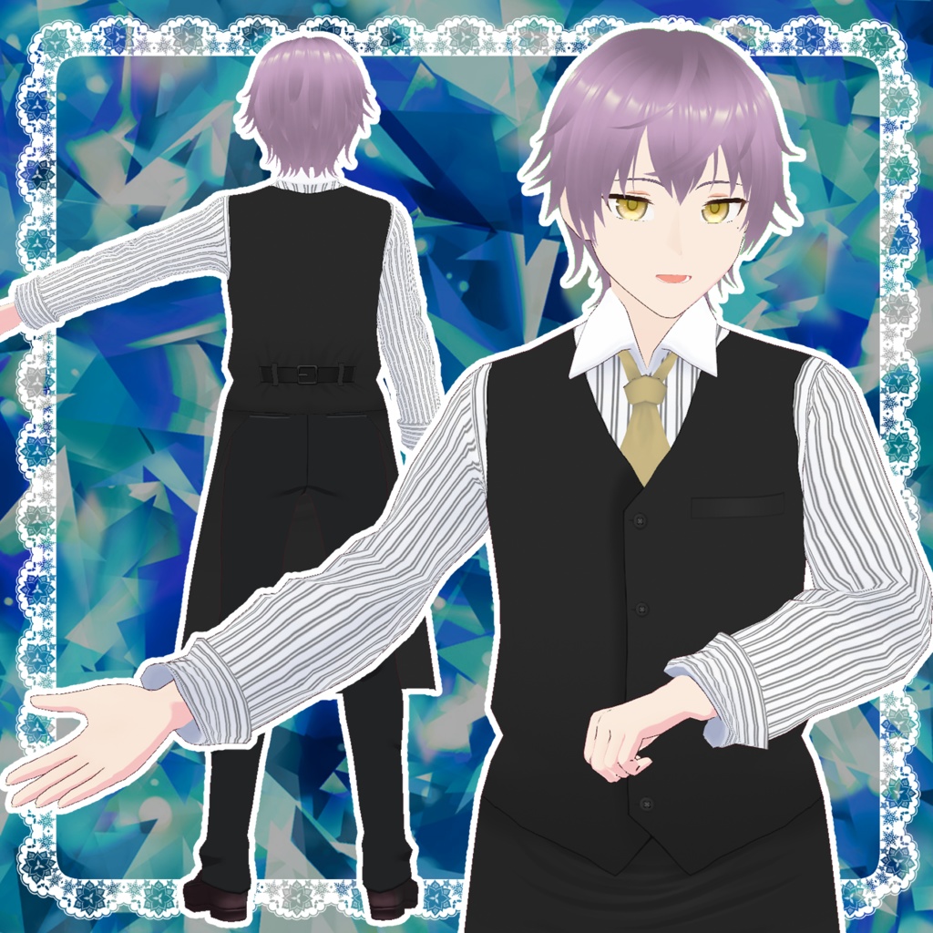 【VRoid】ウエイター衣装
