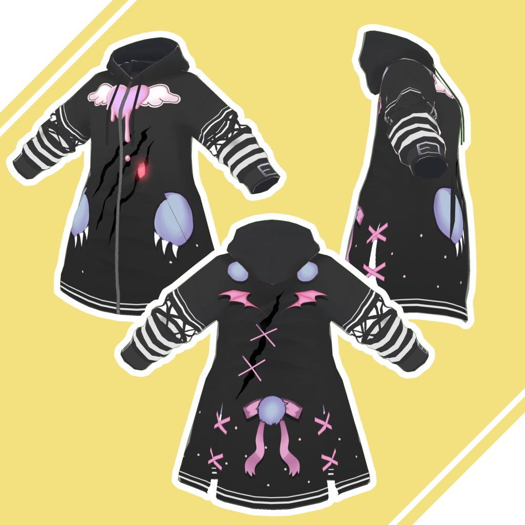 【VRoid】こあクマパーカー