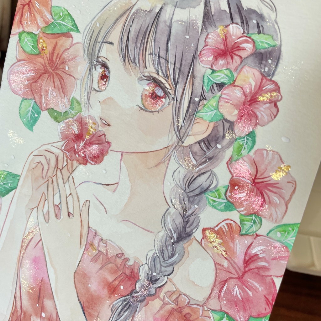 赤い誘惑|フレームレス原画