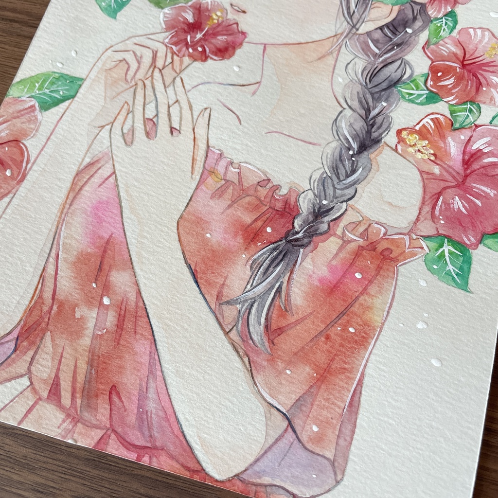 赤い誘惑|フレームレス原画