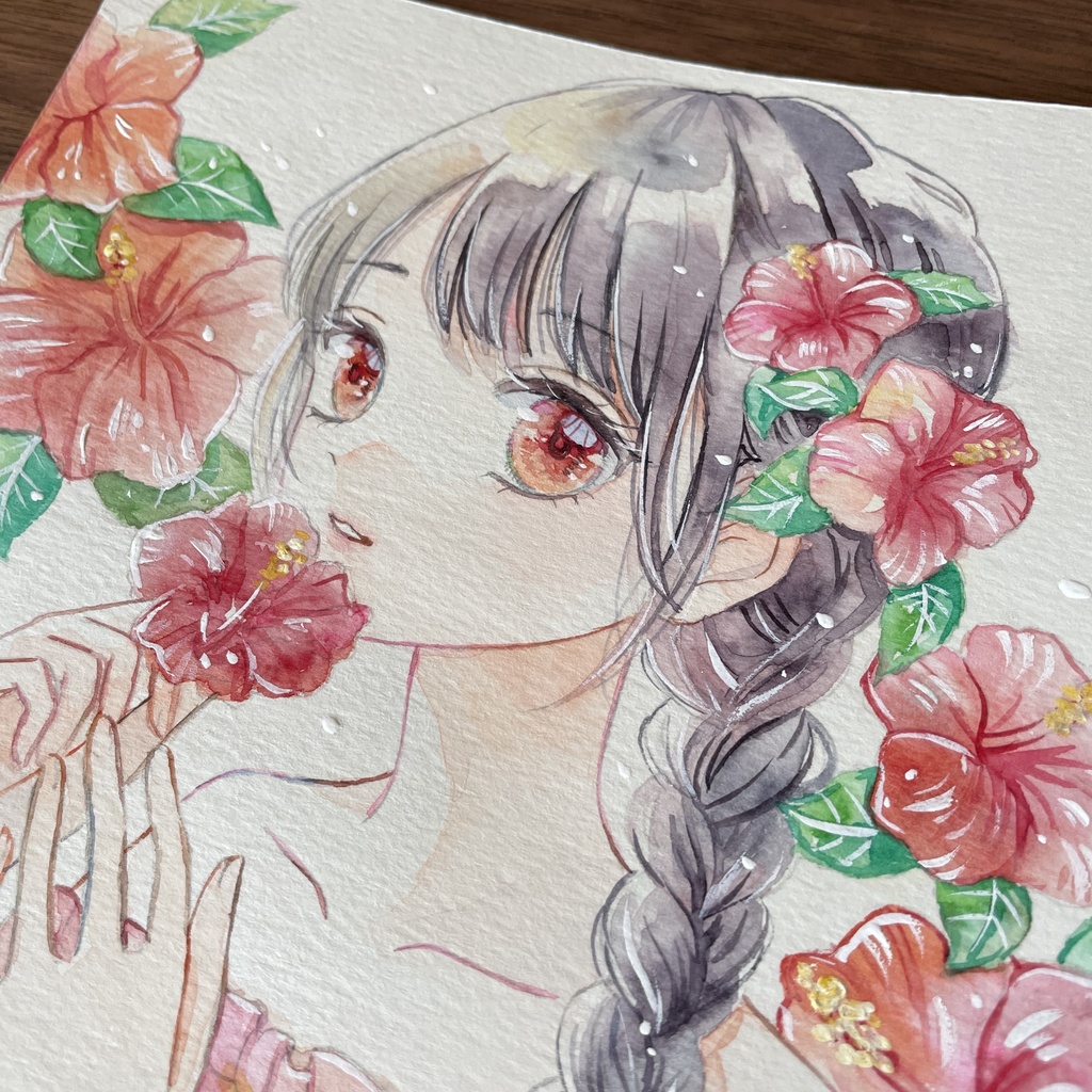 赤い誘惑|フレームレス原画