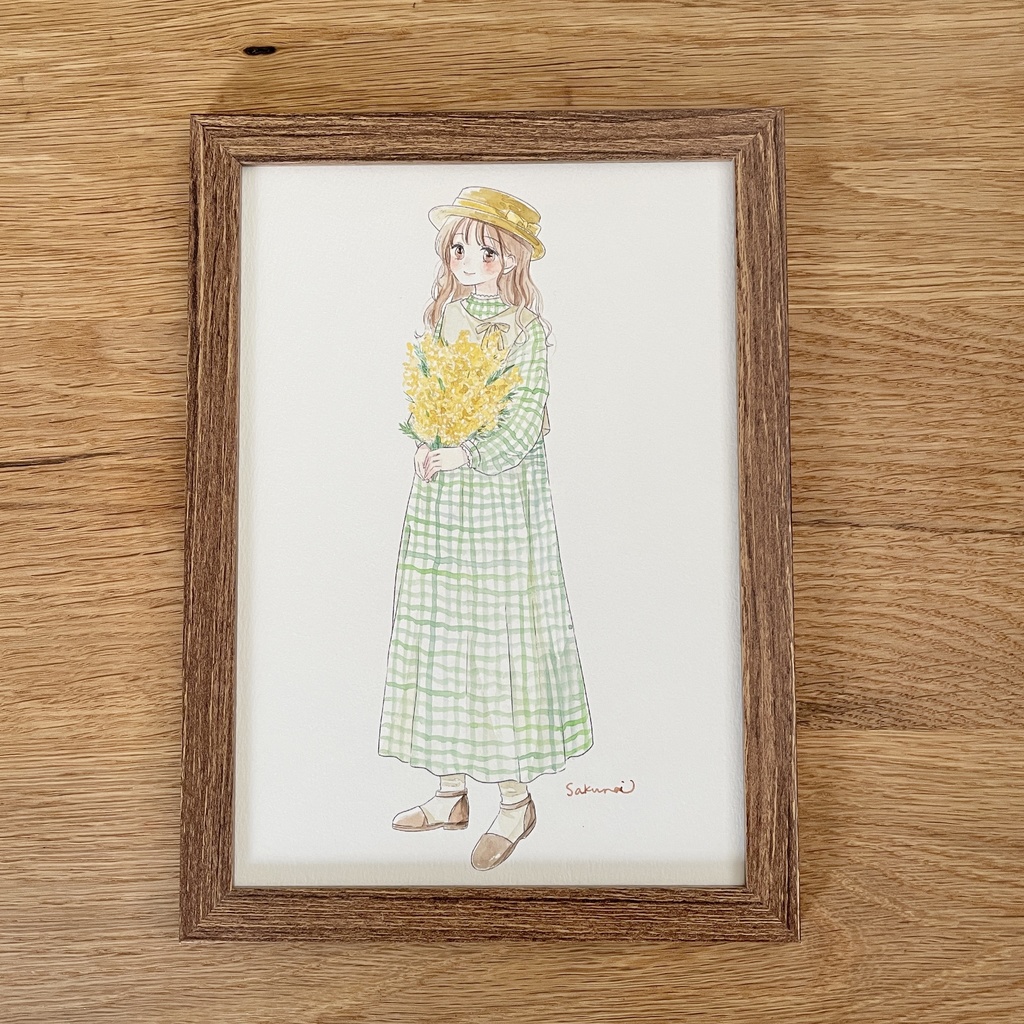 A5サイズ原画|mimosa