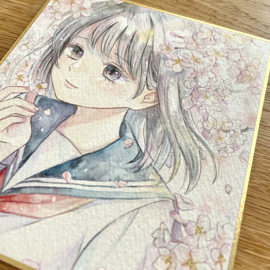 春の香り|ミニ色紙