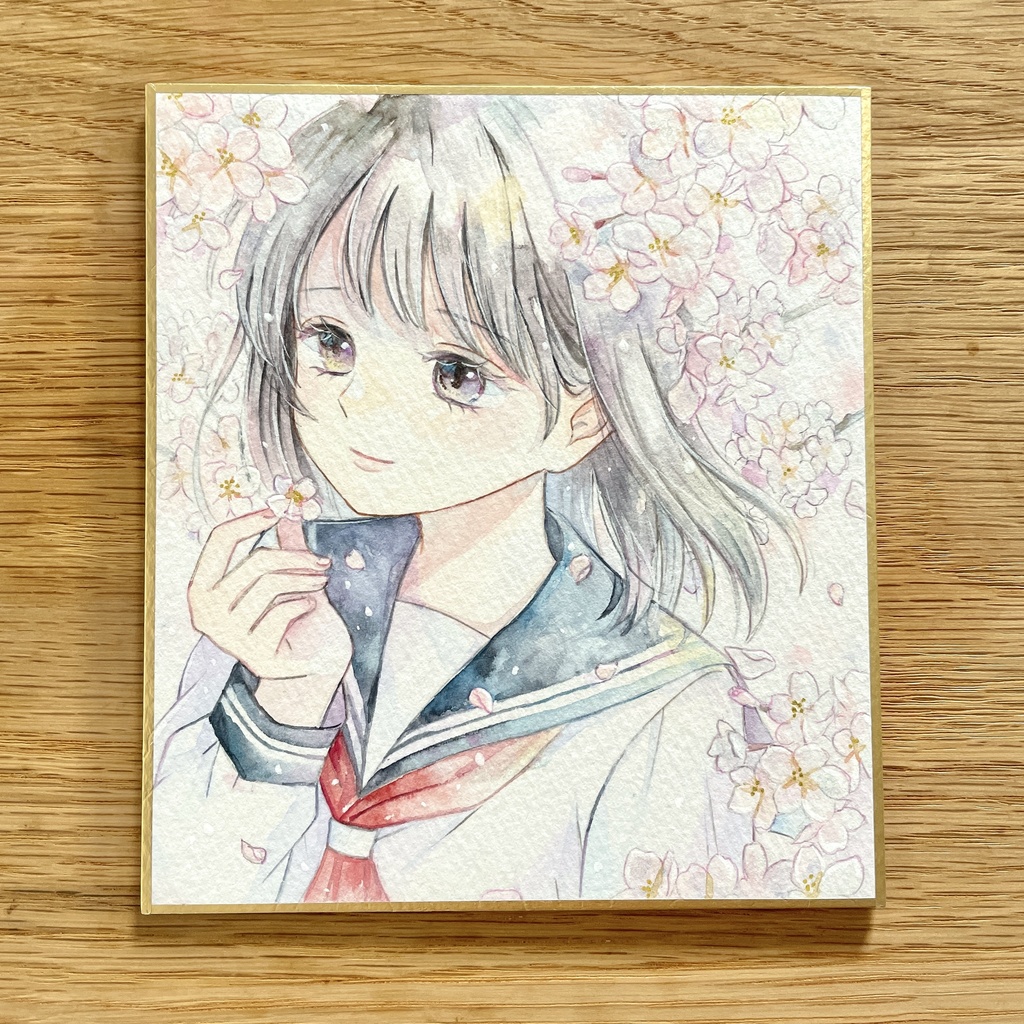 春の香り|ミニ色紙