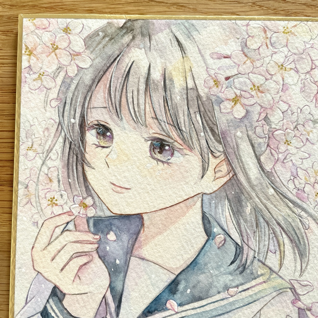 春の香り|ミニ色紙