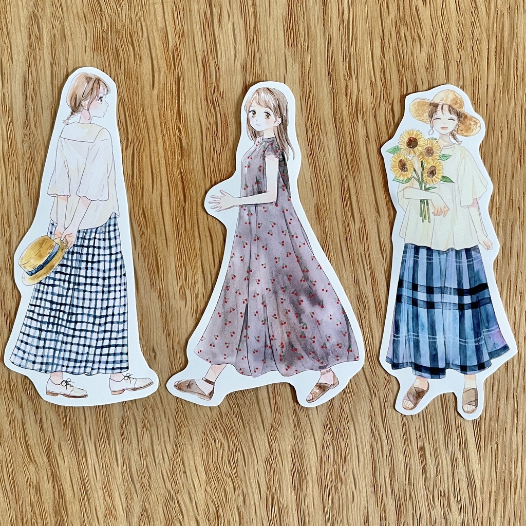 シールセット|Summer girls
