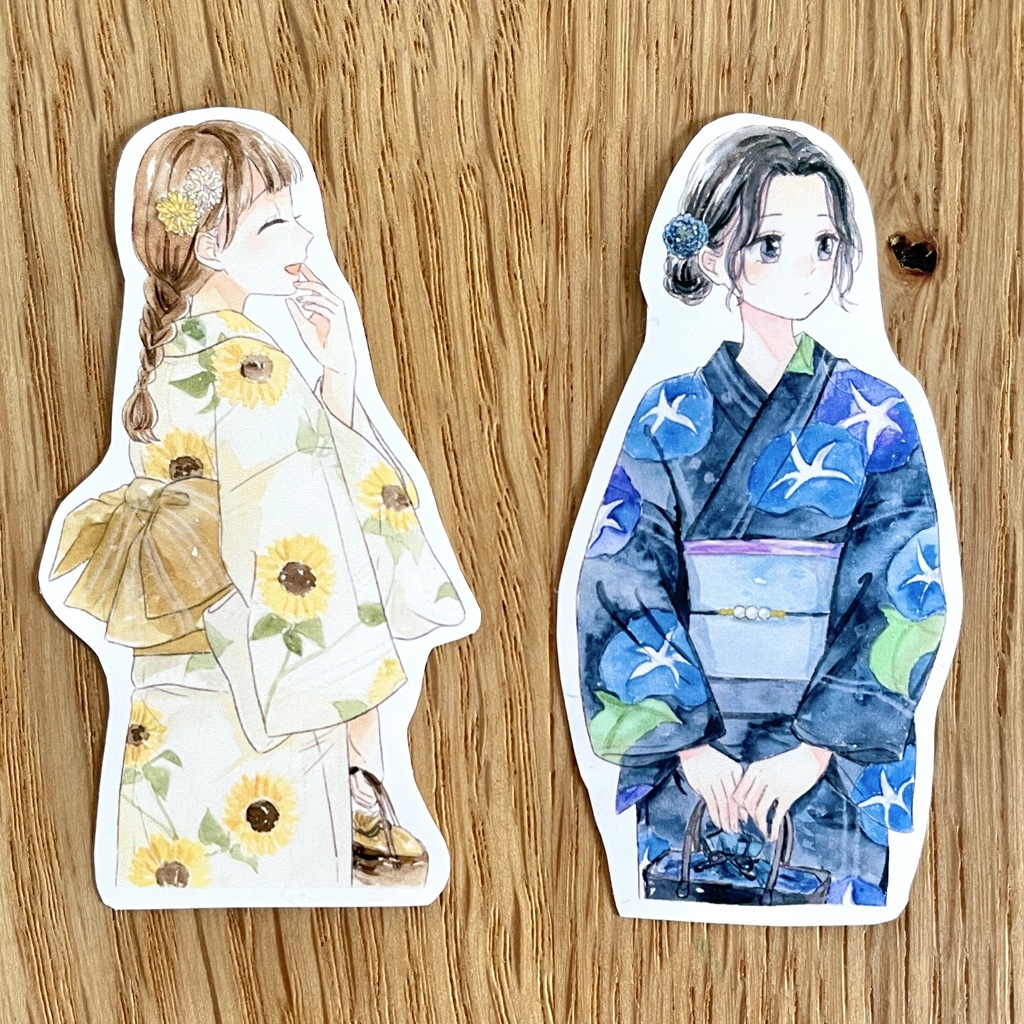 シールセット|浴衣