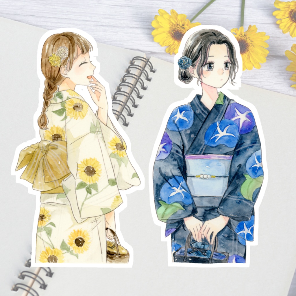 シールセット｜浴衣